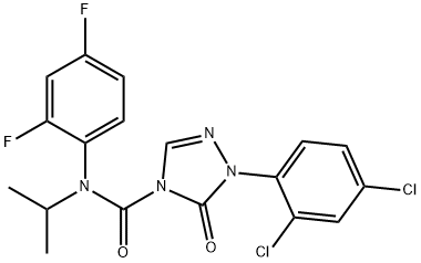 212201-70-2_1-(2,4-二氯苯基)-N-(2,4-二氟苯基)-1,5-二氫-N-異丙基-5-氧代-4H-1,2,4-三氮唑-4-甲酰胺