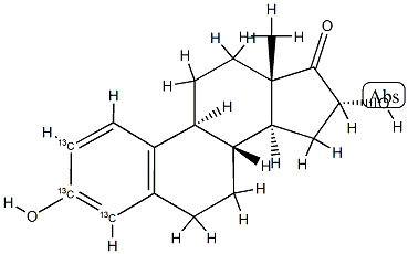 1241684-28-5_1,3,5(10)-雌甾三烯-3,16Α-二醇-17-酮-13C3標(biāo)準(zhǔn)品