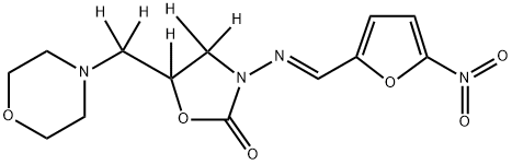 1015855-64-7_4,4,5-三氘代-5-(4-嗎啉基雙氘甲基)-3-[[(5-硝基-2-呋喃基)亞甲基]氨基]-2-惡唑烷酮標準品