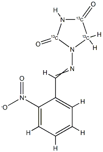 1007476-86-9_1-(2-硝基芐亞基氨基)-2,4-咪唑烷二酮-[2,4,5-碳-13]標準品