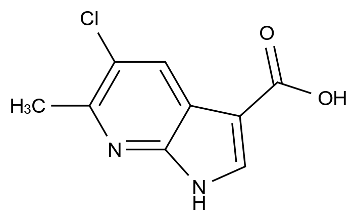 1000340-12-4_5-氯-6-甲基-7-氮雜吲哚-3-羧酸