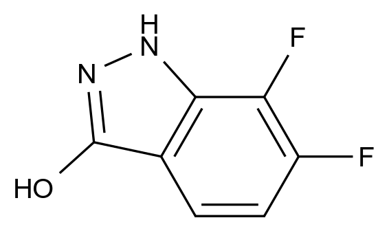 1000343-93-0_6,7-Difluoro-1,2-dihydro-3H-indazol-3-one